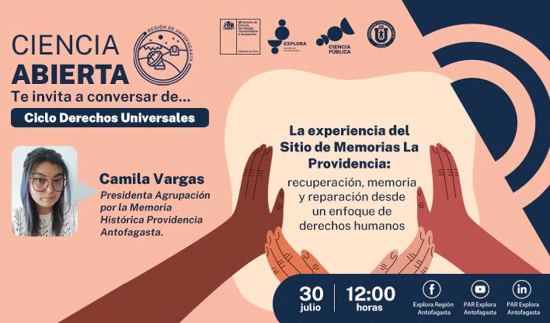 Sitio de memoria La Providencia Charla invita a conversar sobre