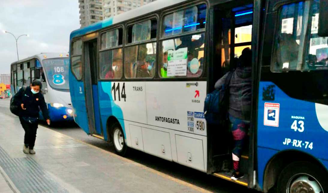 Piden modificar recorridos del transporte público de Antofagasta
