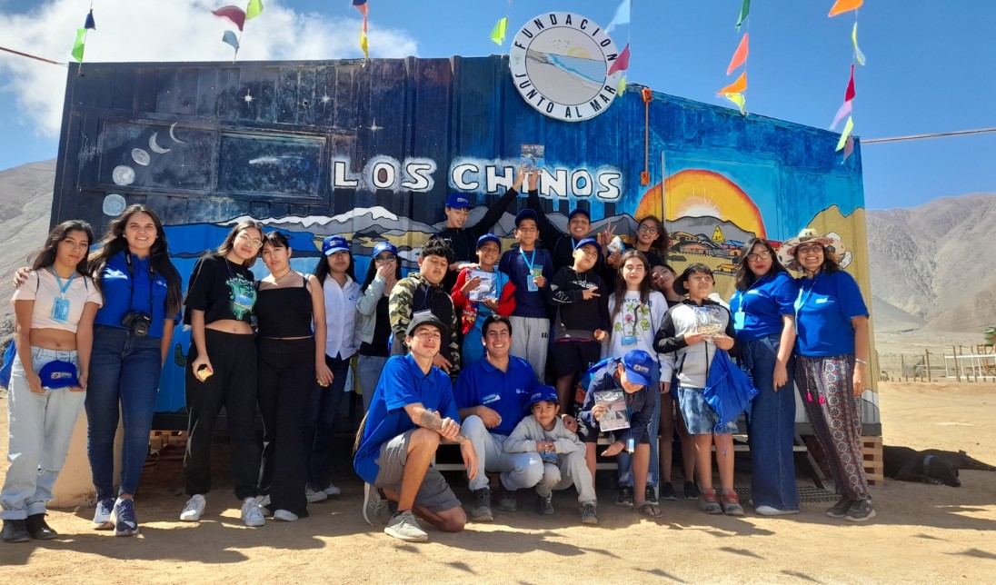The community of Los Chinos de Tocopilla has started a “School of Marine Sciences” thanks to the Environment Fund of Minera El Abra