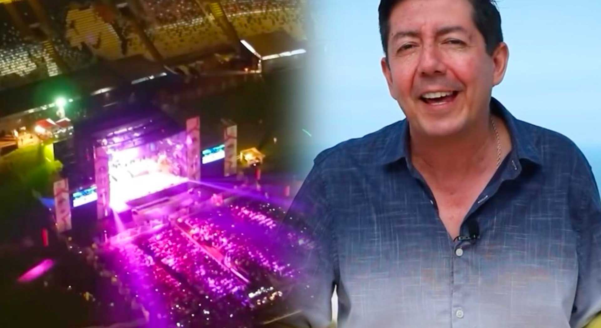 "¿Fuegos artificiales o show de drones?" Alcalde señaló que sí