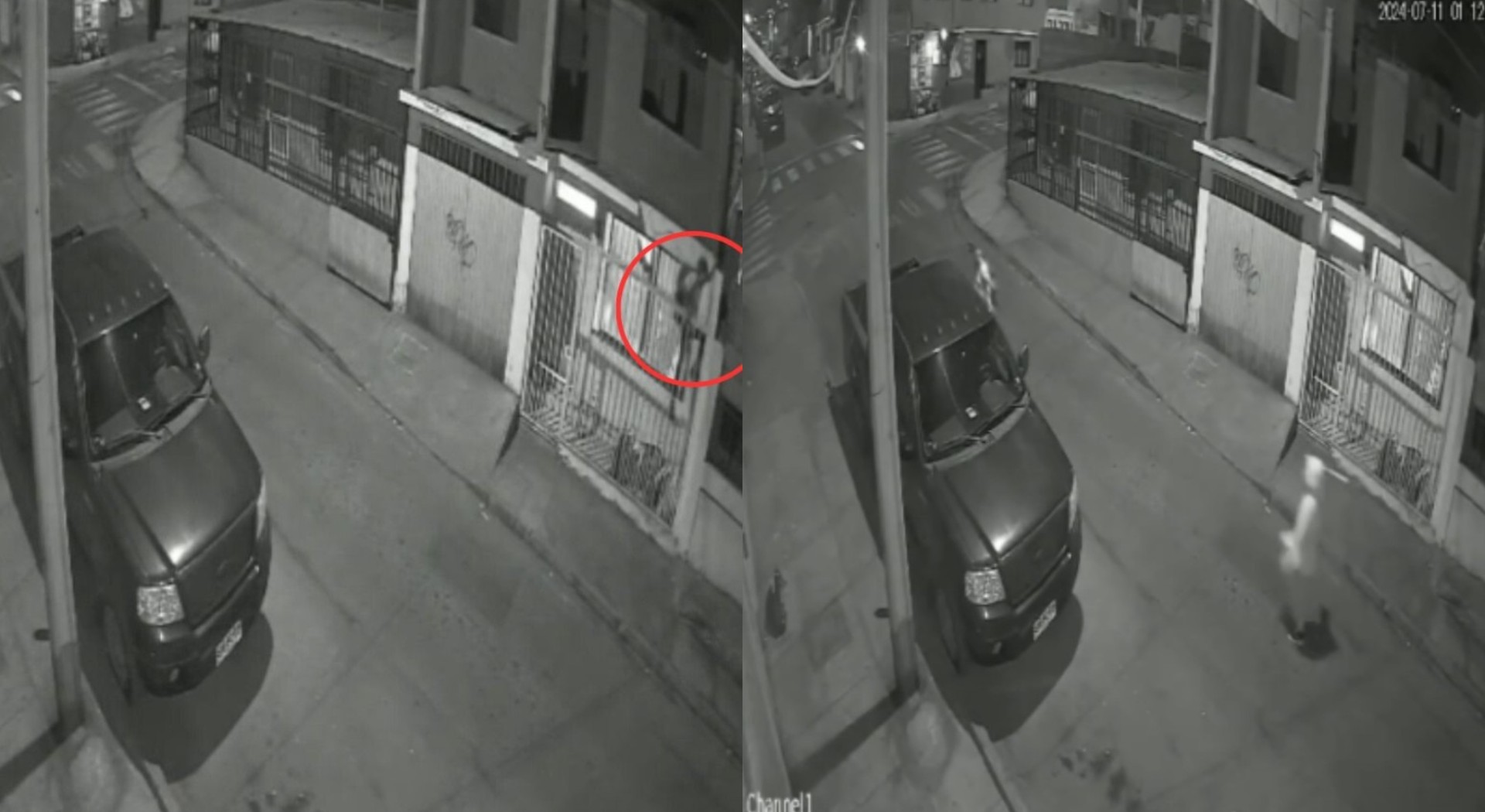 [VIDEO] Vecinos sorprenden a delincuente ingresando a una casa en ...