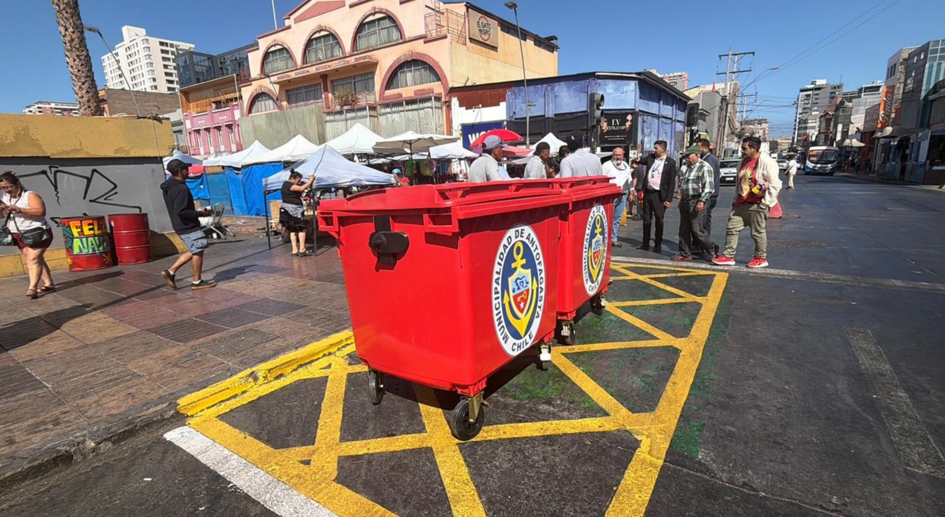 Instalan nuevos contenedores de basura en Antofagasta: están ubicados ...