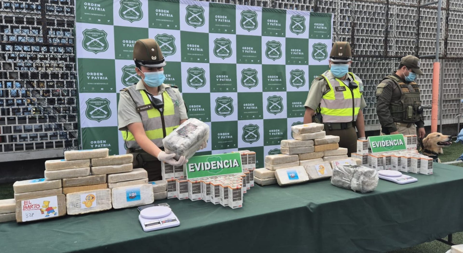 Región ya superó las 38 toneladas de drogas incautadas en 2025 y ...